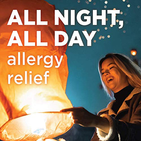 24 Hour Allergy Relief – Comprimidos de Levocetirizina Dicloridrato, 5 mg, Antialérgico, Alivia Espirros, Coriza, Coceira no Nariz ou Garganta e Olhos Lacrimejantes – Compre Agora! - Amazon Basic Care