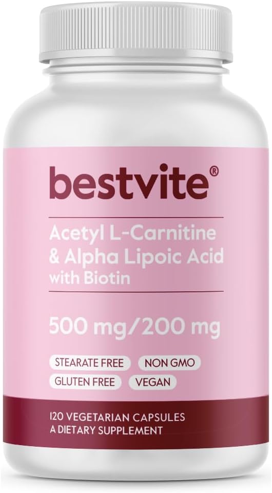 Acetyl L-Carnitine 500mg – Potencialize sua energia e queime gordura - BESTVITE