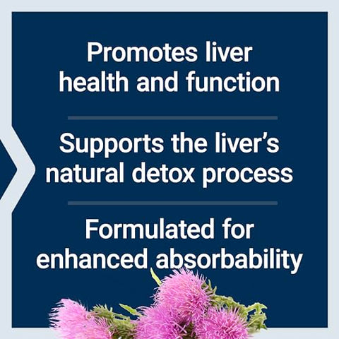 Advanced Milk Thistle – Com Silybin, Fosfatidilcolina e outros Fosfolipídios – Para Saúde do Fígado e dos Rins - Life Extension
