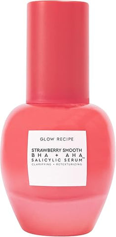 Serum Facial de Morango com Ácido Salicílico AHA BHA – Minimizador de Poros - Glow Recipe