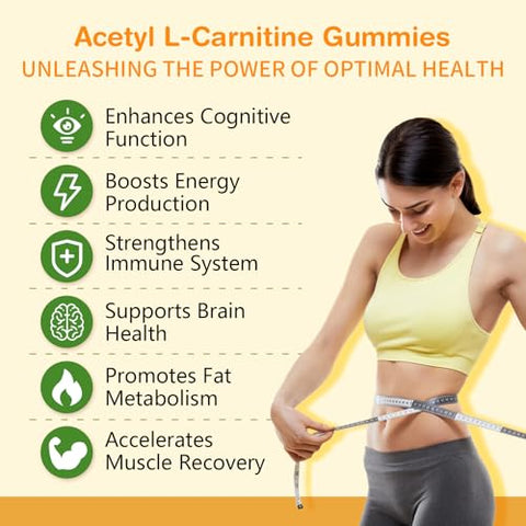 Sijigood - 2 Pack Suplemento de Acetil L-Carnitina 2500mg, Nutrição Natural para Aumentar Energia e Imunidade – Marca em Destaque