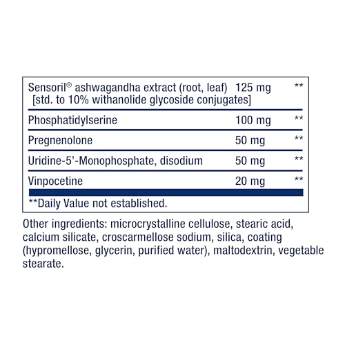 Suplemento para a saúde cerebral Life Extension Cognitex Elite Pregnenolone – Melhora a memória e o foco