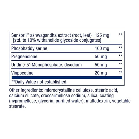 Suplemento para a saúde cerebral Life Extension Cognitex Elite Pregnenolone – Melhora a memória e o foco