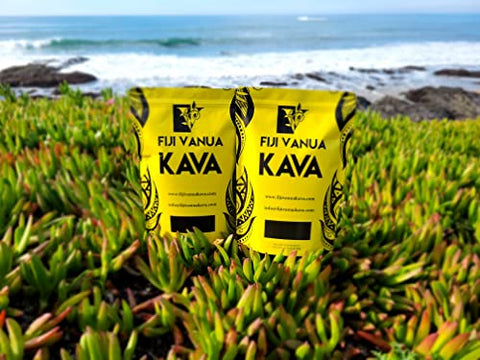Fiji Vanua Kava - FIJI VANUA KAVA – Pó de Vanuatu – 454g (1lb) – Potencialize seu bem-estar