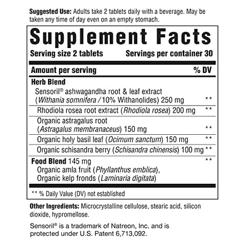 Innate Response Formulas - INNATE Response Formulas – Adrenal Response Herbal Supplement com Ashwagandha – Promove Resposta Ideal ao Estresse – Não-OGM, Vegetariano, Sem 9 Alérgenos Alimentares – 90 cápsulas