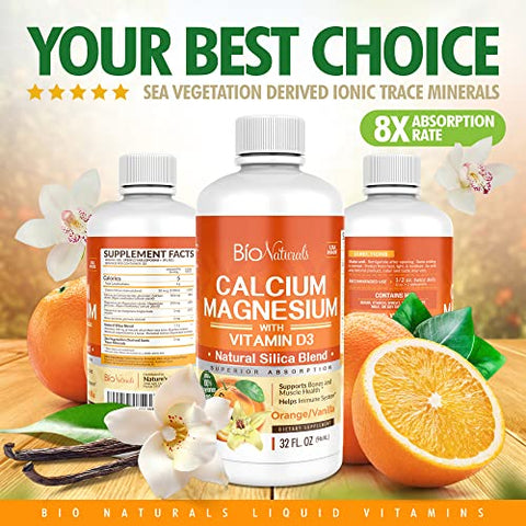 Calcium – Suplemento de Cálcio Natural em Cápsulas – Fortaleça seus ossos e dentes – 100% Natural – Alta Absorção – 60 cápsulas - Bio Naturals