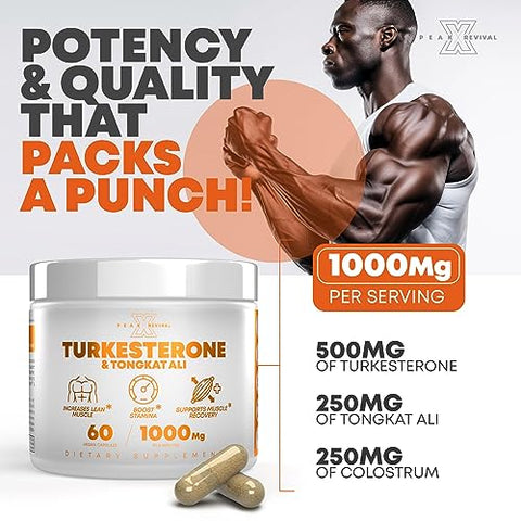 Peak Revival-X - Turkesterone: Potencialize seus resultados com o poderoso suplemento natural – 100% eficaz e seguro!