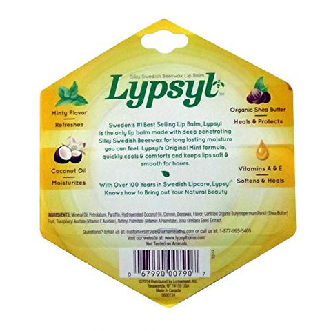 Lypsyl - LypSyl Intense Protection Bálsamo Labial Original de Hortelã, 0,10 oz – 11 Unidades