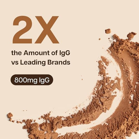 Baese Nutrition - Chocolate Orgânico em Pó de Colostro Bovino 4000mg para Humanos – Probióticos de Colostro de Gado Alimentado com Grama – Suplemento de Colostro para Crianças