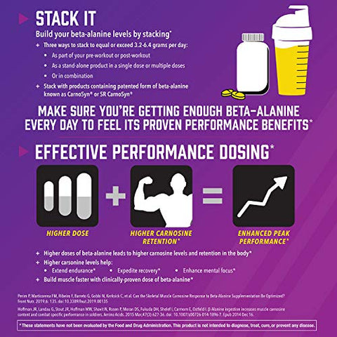 Sports Nutrition, Beta-Alanine Pure Powder 2,000 mg, Resistência Muscular, 500g - NOW Foods