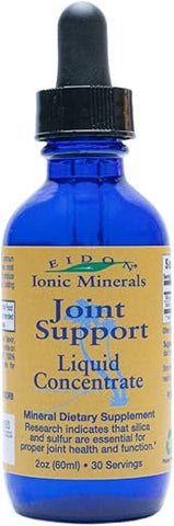 Eidon Ionic Minerals - Eidon Joint Support – Concentrado Líquido com Sílica Iônica e Enxofre, Gotas para Suporte Articular, Cabelos, Pele e Unhas Fortes, Bioativo, Sem Aditivos – Eidon