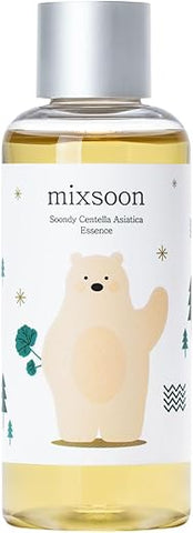 mixsoon - Essência Centella Asiática Soondy Mixsoon, Extrato de Cica, Calmante para Pele Sensível e Irritada, Cuidados com a Pele Coreanos, 100ml