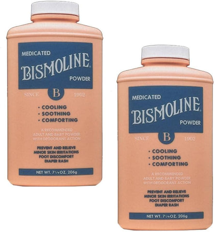 AZZUTORK - Bismoline Pó Medicado (2 Embalagens) – Fórmula eficaz para cuidados da pele – 100g