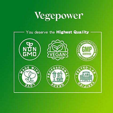 VEGEPOWER - Multivitamínico Whole Food para Homens e Mulheres – com 65 Vitaminas, Minerais e Pó Orgânico Natural – Marca em Destaque