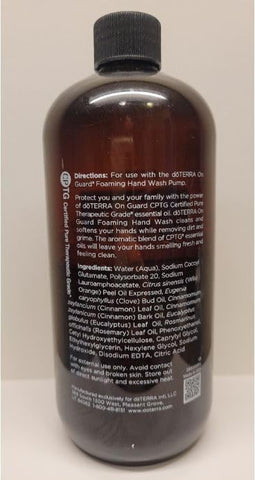 On Guard Sabonete Líquido Espumante para as Mãos – Recarga 473 ml (2 Unidades) - DoTerra