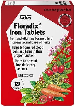 Salus - SALUS HAUS Floradix Ferro, 120 CT – Fórmula de Ferro Líquido com Ervas Naturais – 120ml