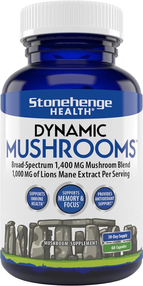 Cogumelos Dinâmicos 100% Corpos Frutíferos – Potencialize sua Saúde - Stonehenge Health