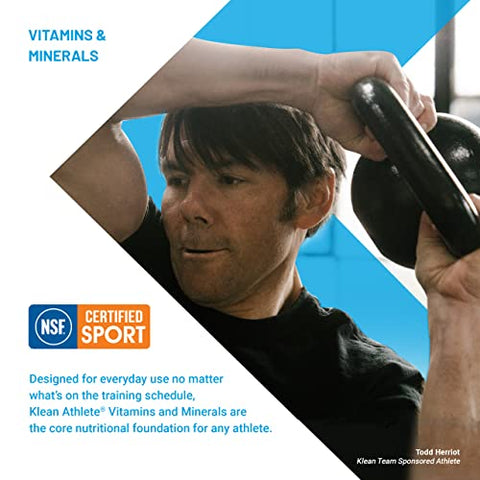 B-Complex | Suporte para Produção de Energia, Função Cardiovascular e Funções Celulares Normais | Certificado NSF para Esportes | 60 Cápsulas Vegetarianas - Klean ATHLETE