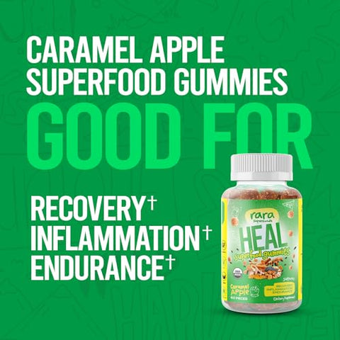 Rara Superfoods - HEAL Mind: Fórmula Avançada para Melhorar o Desempenho Mental e Concentração – 60 Cápsulas