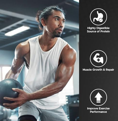 Revolution Nutrition - High Whey: Pó de Proteína Isolada, Sem Glúten, Ganho de Massa Muscular Magra para Homens