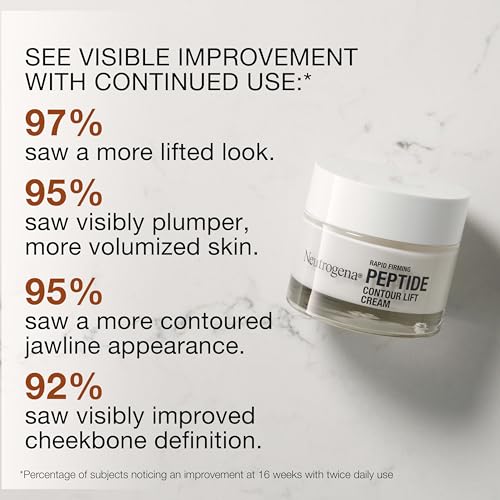 Creme Facial Neutrogena Rapid Firming Peptide Contour Lift – Hidratante Diário para Firmar Visivelmente – 50g