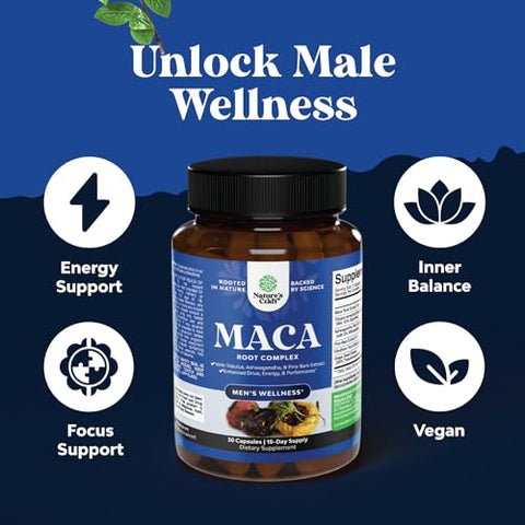 Natures Craft - Pacote de Erva Daninha do Bode Excitado para Aumento Masculino de Resistência – Potencialize sua performance!