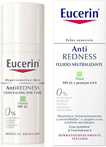 Creme Dia Anti-Vermelhidão com FPS25 50ml – Cobertura e Proteção - Eucerin