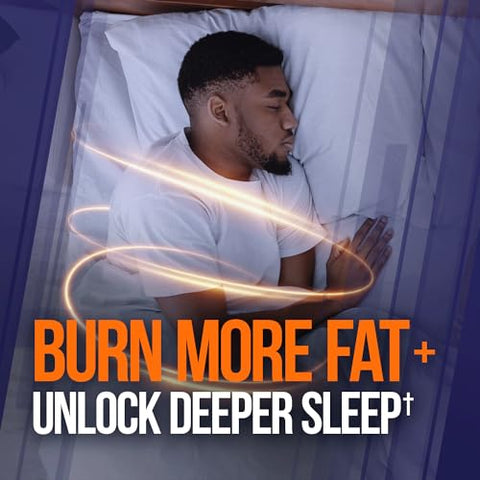 ALPHA LION - Suplemento Alpha Lion Night Burn para Suporte ao Sono, Metabolismo e Crescimento Muscular Magro, Promove Relaxamento e Equilíbrio do Cortisol, com Ashwagandha