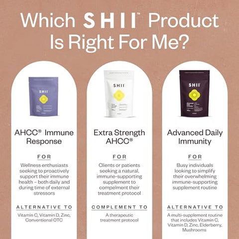 AHCC Extra Forte, 3g por Porção, Suporte Imunológico, Melhora do Desempenho Imunológico, Auxilia na Concentração, Vegano, Sem Glúten, Sem Açúcar, 100% Natural - SHII