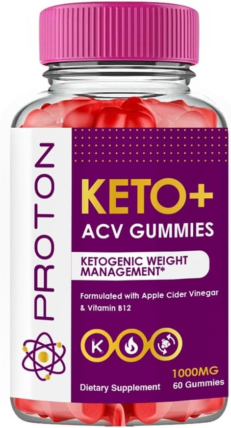 nutradash - Proton Keto ACV Gummies – Gerenciamento Avançado de Peso – Gomas de Proteína Keto (60 Gomas – 1 Mês de Fornecimento)