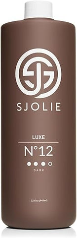 SJOLIE SUNLESS - SJOLIE Solução de Bronzeamento Spray – Luxe 12 – Mistura Escura à Base de Violeta | Solução de Bronzeamento sem Sol para um Acabamento Profundo e Bronzeado, Totalmente Natural (32ml)