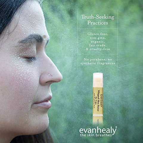 evanhealy - Evanhealy Manteiga de Karité Batida para Lábios | Óleo de Semente de Framboesa Vermelha Orgânico, Cera de Abelha | 100% Natural e Hidratante  Evanhealy