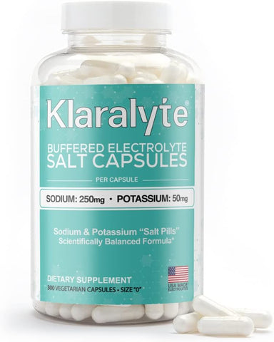 KLARALYTE - Cápsulas de Sal Eletrolítico Tam. Econômico 300, Sódio – Marca: Buffered