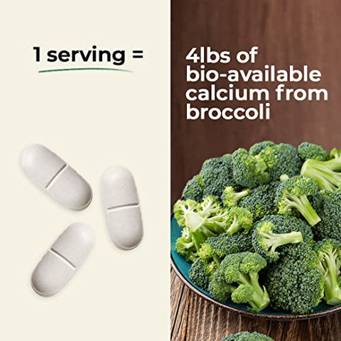 Vegan Calcium – Cálcio Vegetal Premium (1000mg) de Algas Vermelhas Islandesas, com Magnésio, D3, K2 e Boro, 90 Comprimidos Veganos - PlantFusion