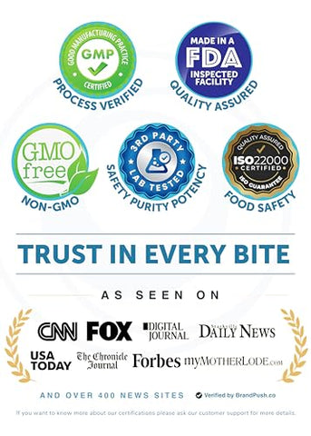 Gomas de Colágeno com Biotina para Homens – Feitas nos EUA - Lunakai