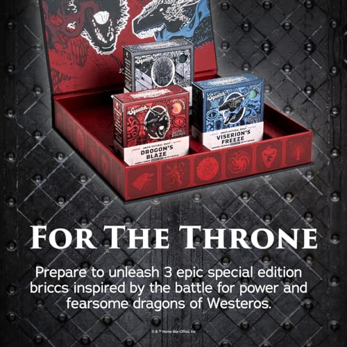 Coleção Game of Thrones com Caixa de Colecionador – Kit de 3 Sabonetes Naturais para Homens e Sabonete Game of Thrones para Homens - Dr. Squatch