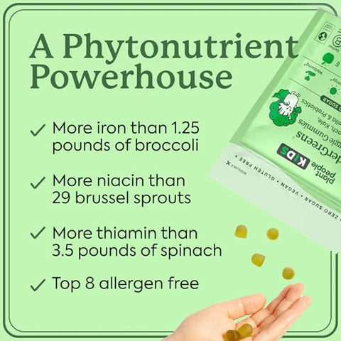 Kids WonderGreens Gomas Super Veggie para Crianças (30 Unidades) – Vitaminas Vegetais para Crianças - Plant People