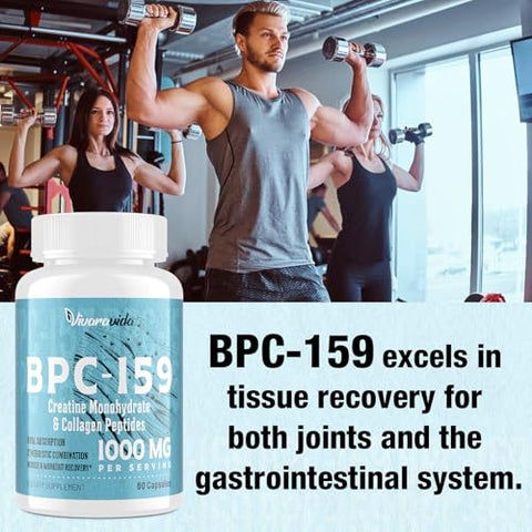 Vivaravida - BPC-159 Cápsulas de Peptídeo 1500mcg – Alta Potência BPC 159 – Sem Glúten | 120 Cápsulas