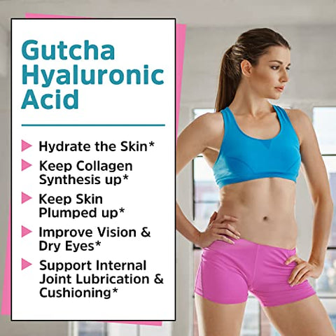 Ácido Hialurônico, Ultra Forte com Vitamina C, Baixo Peso Molecular, Alta Estabilidade – 30ml - Gutcha