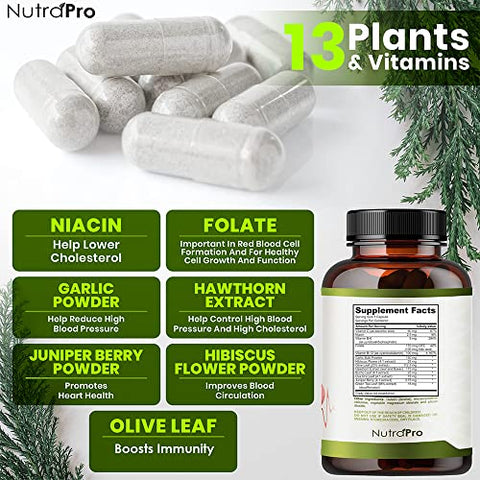 NutraPro - Suplemento para Saúde Cardíaca – Suporte à Pressão Arterial – Marca: Support Blood Pressure