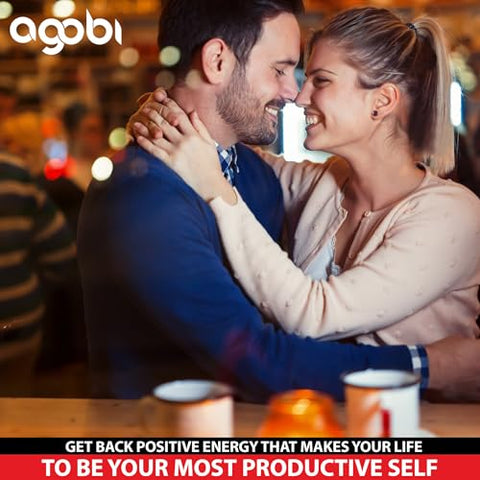 agobi - 2 Pacotes – 60 Cápsulas de Ashwagandha Concentrada – Fórmula 5 em 1 com Ashwagandha, Cúrcuma, Rhodiola Rosea, Gengibre e Pimenta Preta – Suprimento de 4 Meses