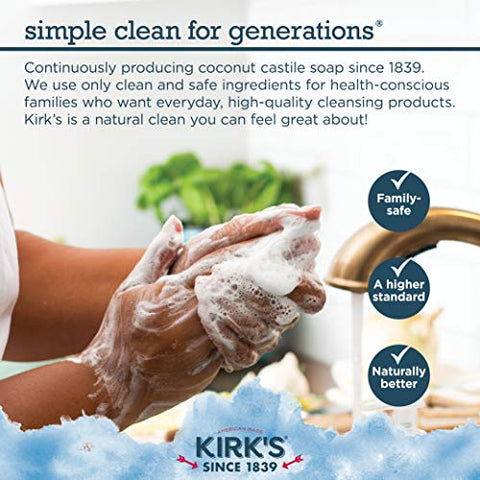 Kirk's - Sabonete em Barra Kirk’s Original Coco Castile Fragrância Fresca Original 113g (Embalagem com 24 unidades)