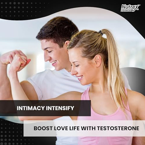 T-UP – Suplemento Aumentador de Testosterona para Homens – Aumente os Níveis, Potencialize a Força – 60 cápsulas - Nutrex Research