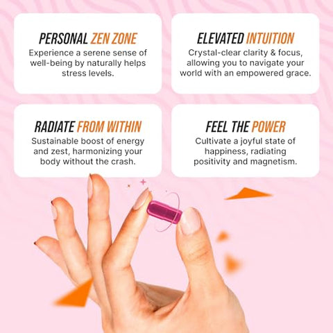 Premium Brain Booster para Mulheres – Suplemento Cerebral Feminino – Suplemento para Memória, Concentração e Energia Natural – Cafeína, AcetvI-L-Carnitina, Vitaminas B6 B12, 30 Porções - NZT-48