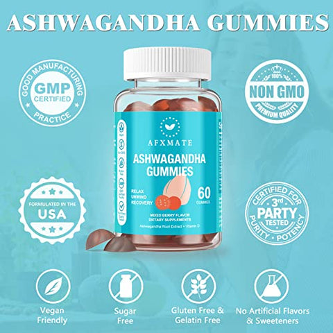 Gomas de Ashwagandha – Potencialize sua saúde com a marca líder em gomas de ashwagandha - AFXMATE