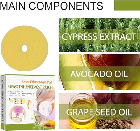 Generic - 40PCS Adesivo para Aumento dos Seios, Novo Adesivo para Aumento dos Seios, Adesivo para Levantamento e Aumento dos Seios, Máscara para Aumento dos Seios, Adesivo para Firmar os Seios