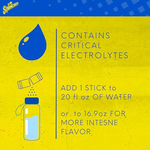 Sqwincher Zero - Qwik Stik Zero Limão-Lima, 50 Sticks/Bolsa – Marca em Destaque