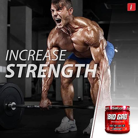 BIO-GRO Amplificador de Síntese Proteica para Recuperação Muscular – 100g - iSatori
