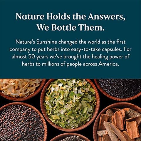 Nature's Sunshine - Nature’s Sunshine Cardo Mariano, 60 Comprimidos de Liberação Prolongada | Suporte ao Sistema Digestivo, Proteção ao Fígado e Poderoso Antioxidante