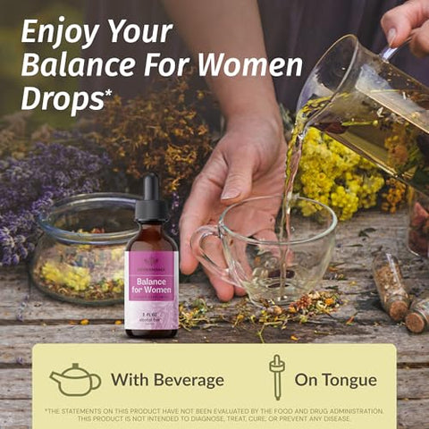 Balance Drops – Cardo Mariano, Vitex Berry, Angelica, Raiz de Maca | Marca HERBAMAMA - HERBAMAMA
